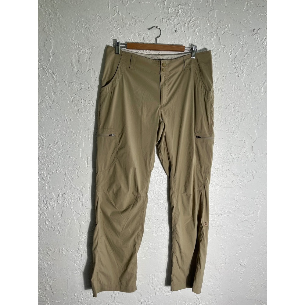 L.L.Bean Women's Size 14 Regular Khaki Stretch Hiking Utility Pants